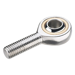 Ball joint heads with threaded bolt, Stainless Steel