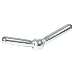 Clamp nuts with double lever, Steel