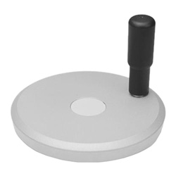 Disc handwheels, Aluminium, plastic coated 923-100-B12-A-SR