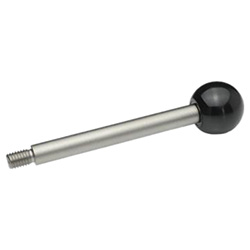 Gear lever handles Plastic / Stainless Steel 310-10-100-D-NI