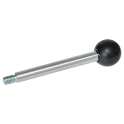 Gear lever handles Plastic / Steel, zinc plated 310-10-80-D-ZB