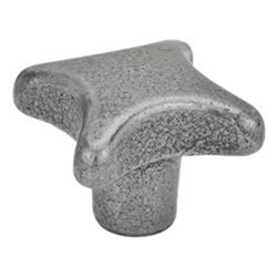 Hand knobs, Cast iron 6335-GG-100-B20-B