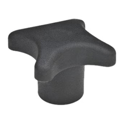 Hand knobs, Plastic 6335-KU-25-M5-K