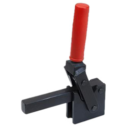 Heavy duty vertical acting toggle clamps, with vertical mounting base