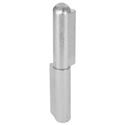 Corner hinges, plug-in / weldable / brass spacers / aluminium / GN 128.2 / GANTER 128.2-150-AL