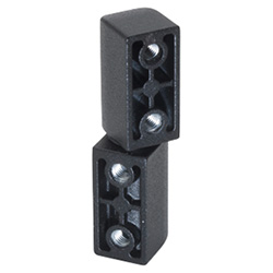 Corner hinges, plug-in / internal thread / Zinc / GN 161.1 / GANTER 161.1-15-63-SR