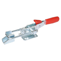 Horizontal latch type toggle clamps, with safety hook, with pulling action 851.3-320-T6