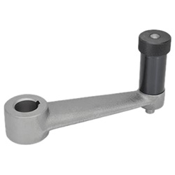 Indexing cranked handles, Cast iron 558-110-B20