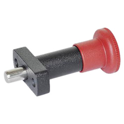 Indexing plungers with red knob 817.1-6-6-B-RT