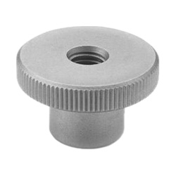 Knurled nuts, Stainless Steel