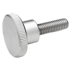 Knurled screws, Stainless Steel