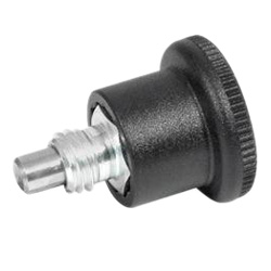 Mini indexing plungers, covered indexing mechanism 822.6-7-M12-C