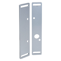 Hinge Base Plates / slotted holes / steel / zinc plated / 139.3-170 / GANTER