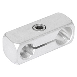 Parallel clamp mountings, Aluminium 474.1-B10-B10-MT