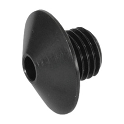 Support pins / round / conical flat head with hexagon socket / external thread / GN 412.3