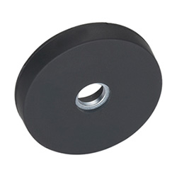 Retaining magnets with bore, with rubber jacket 51.4-ND-31-SW