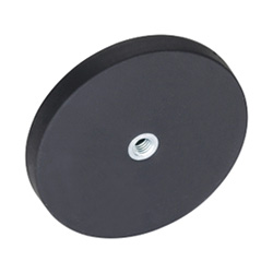 Retaining magnets with female thread, with rubber jacket 51.5-ND-22-SW