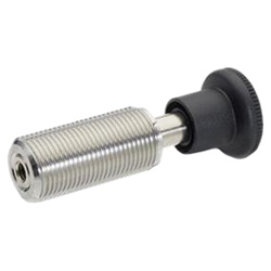 Spring bolts, Stainless Steel / Plastic knob 313-10-DK-1-NI