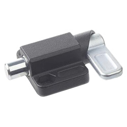Spring latches with flange for surface mounting 722.3-10-20-L-SW