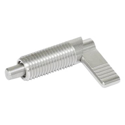 Stainless Steel-Cam action indexing plungers, without locking function
