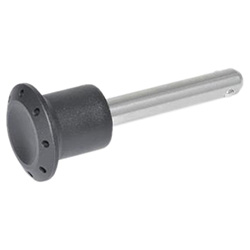 Stainless Steel-Locking pins with axial lock (Ball retainer) 124.2-8-20