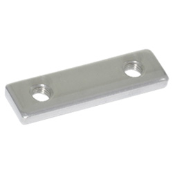 Stainless Steel-Plates with tapped holes for hinges