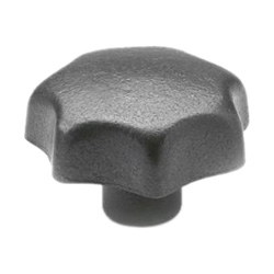 Star knobs, Cast iron 6336-GG-32-B6-B