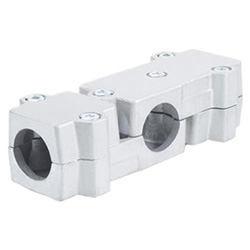 T-angle connector clamps, Aluminium 195-V45-76-2-SW