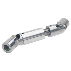 Universal joint shafts with needle bearing 808.3-45-K22-330-100