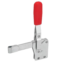 Vertical acting toggle clamps with vertical mounting base 810.1-75-F