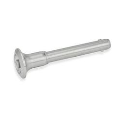 Stainless Steel-Ball lock pins, with Stainless Steel-Knob, plunger material no. AISI 3038 (GN113.9)