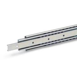 Telescopic slides, with full extension, load capacity up to 2120 N (GN 1430)