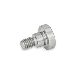 Screws with shoulder / hexagon socket / stainless steel / GN 732.1