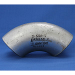 Butt Weld Type Pipe Fitting, Steel Pipe, 90° Elbow, White Tube