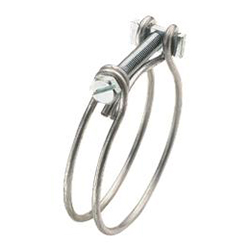 Galvanised Double Wire Clamps