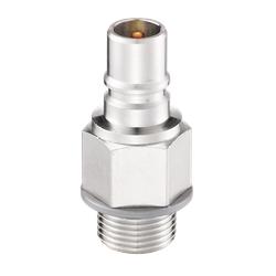 Male Thread Adaptor with Valve