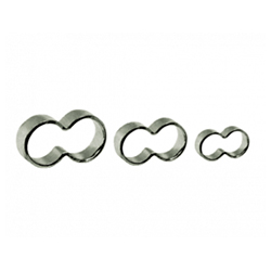 Treated Steel Double Ear O Clips for 2 Hoses