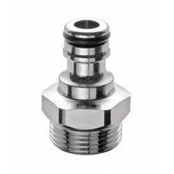 Male Thread Valved Adaptor