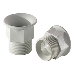 Cable glands / General Accessories, Anti-kink protection pressure screws TZP, polyamide, light grey, for half cable glands