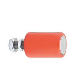 Tape guide roller, side, with external thread BRB-80X2-STL-A20-M20X25-RL=100