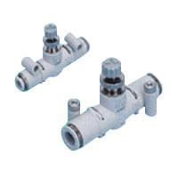 Needle Valve Line Type with One-Touch Fittings SCL2-N-Series