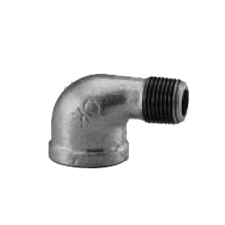 CK Fittings - Screw-in Type Malleable Cast Iron Pipe Fitting - Unequal Diameter Female / Male Elbow (Unequal Diameter Street Elbow)
