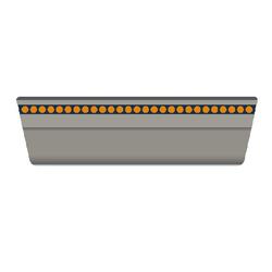 Variable speed belt moulded cogged raw edge