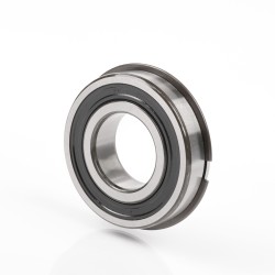 Deep groove ball bearings / single row / outer ring with snap rings / 2RS / 2RSNR / ZEN S6002-2RSNR