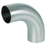 Sanitary Pipe Fittings - 90° Long Elbow - 3A Standard L2SAS-25