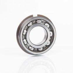 Deep groove ball bearings / single row / outer ring with circlip / NR / NR / NKE BEARINGS
