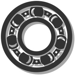 Self-aligning ball bearings / double row / 1222 / C3 / 1222 MC3 / MC3 / NKE BEARINGS