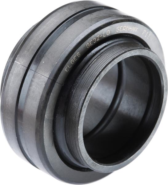 ELGES Radial Spherical Plain Bearing Requiring Maintenance with Cylindrical Extensions on The Inner Ring, Steel / Steel, Open