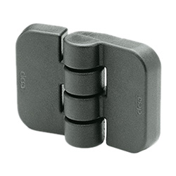 Flat hinges / conical recesses / 275º (-95° +180°) / plastic (technopolymer) / CFJ / ELESA 424621