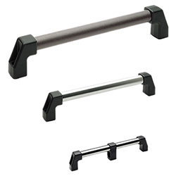 M.1043 - Tubular handles -Technopolymer aluminium stainless steel 37661